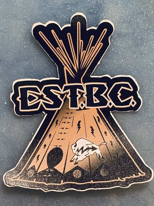 EST B.C. Tipi sticker