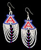 U of A beaded earrings